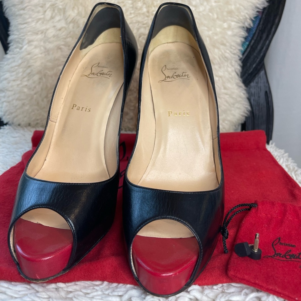 Christian Louboutin Prive Open Toe Pump